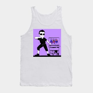 cardio dancing in the home office element ecopop art Tank Top